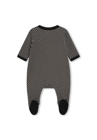 Ensemble pyjama et bonnet en coton - Black