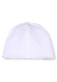 Ensemble pyjama et bonnet en coton - Blanc