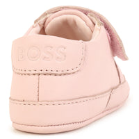 Soft leather slippers - Baby Pink