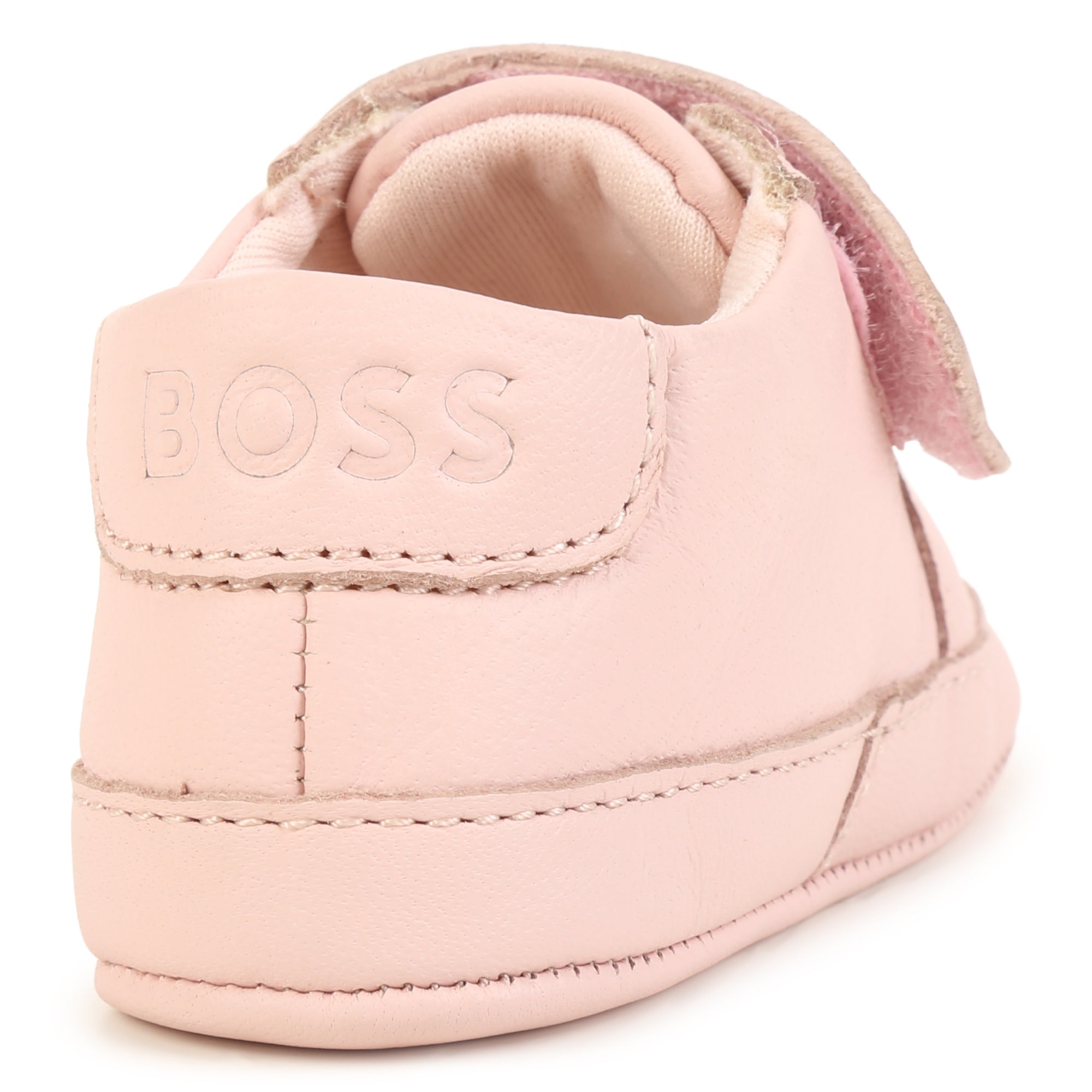 Soft leather slippers - Baby Pink