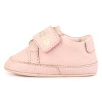 Soft leather slippers - Baby Pink