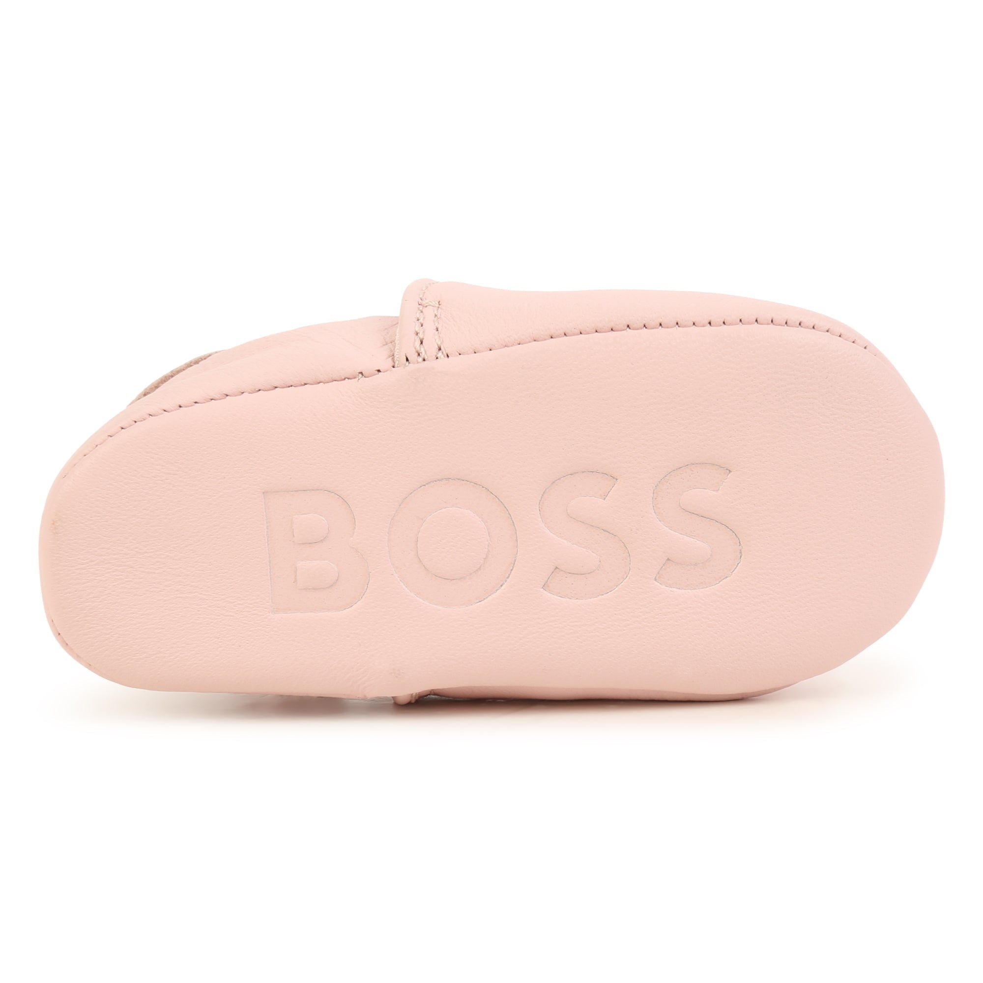 Chaussons souples en cuir - Baby Pink