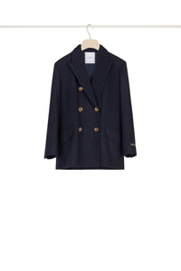 Veste croisée à boutons dorés
