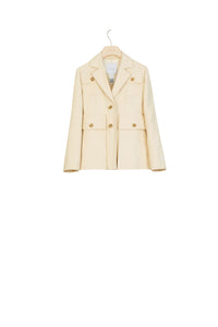 Short cotton jacket - Vanilla