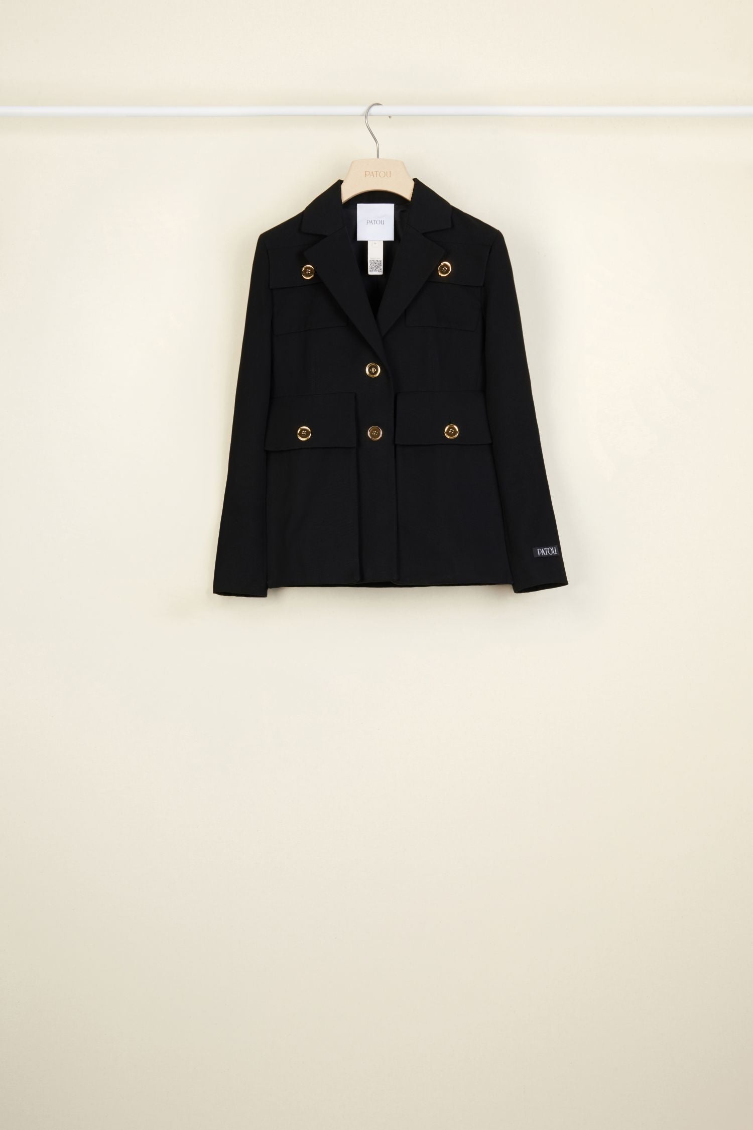 Short cotton saharan - Black