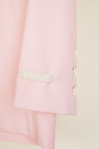 Collarless summer wool jacket - Pivoine
