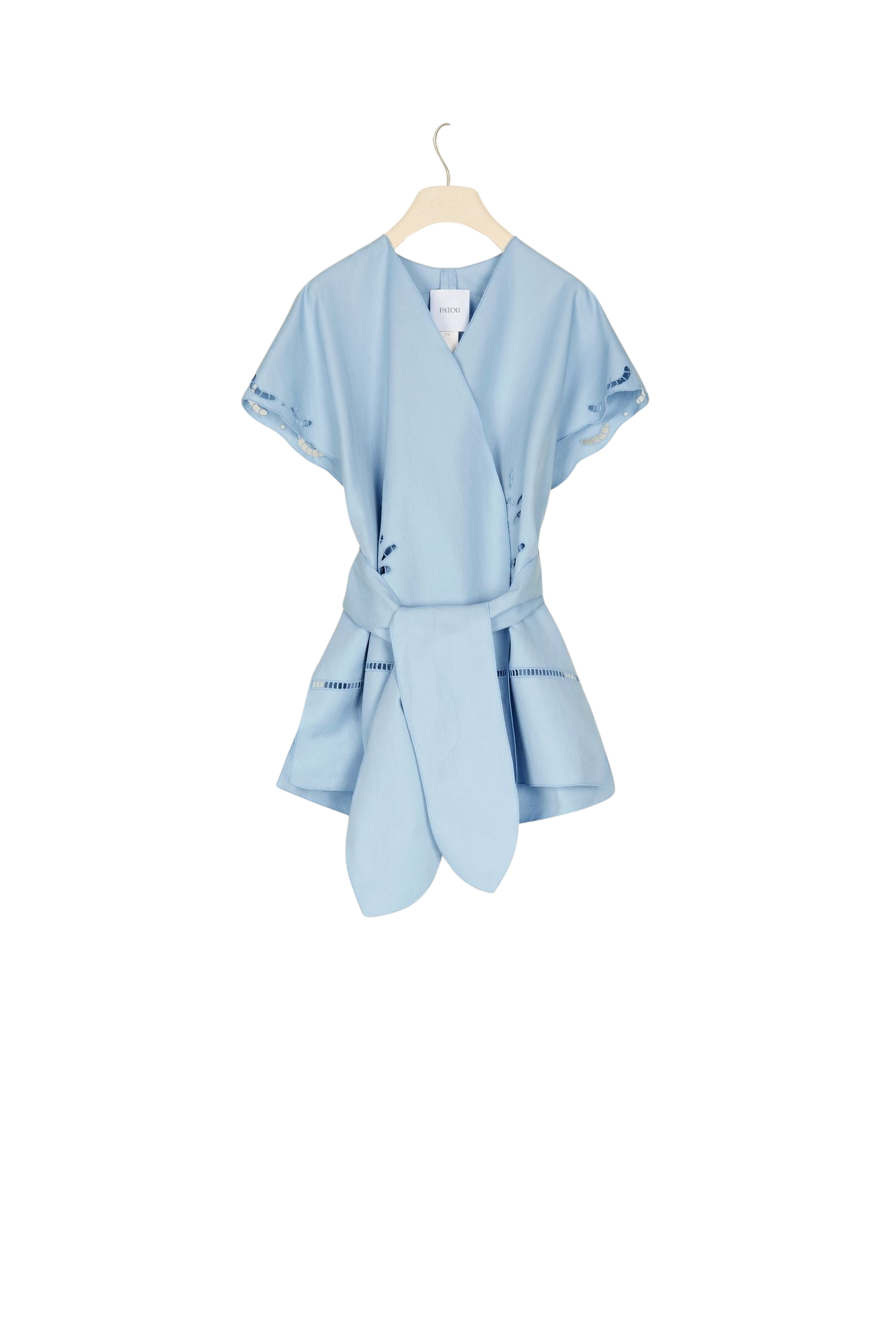 Veste à broderie ajourée - Blueberry