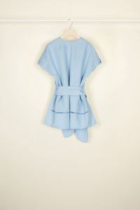 Veste à broderie ajourée - Blueberry