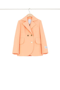 Veste ceinturée en laine technique