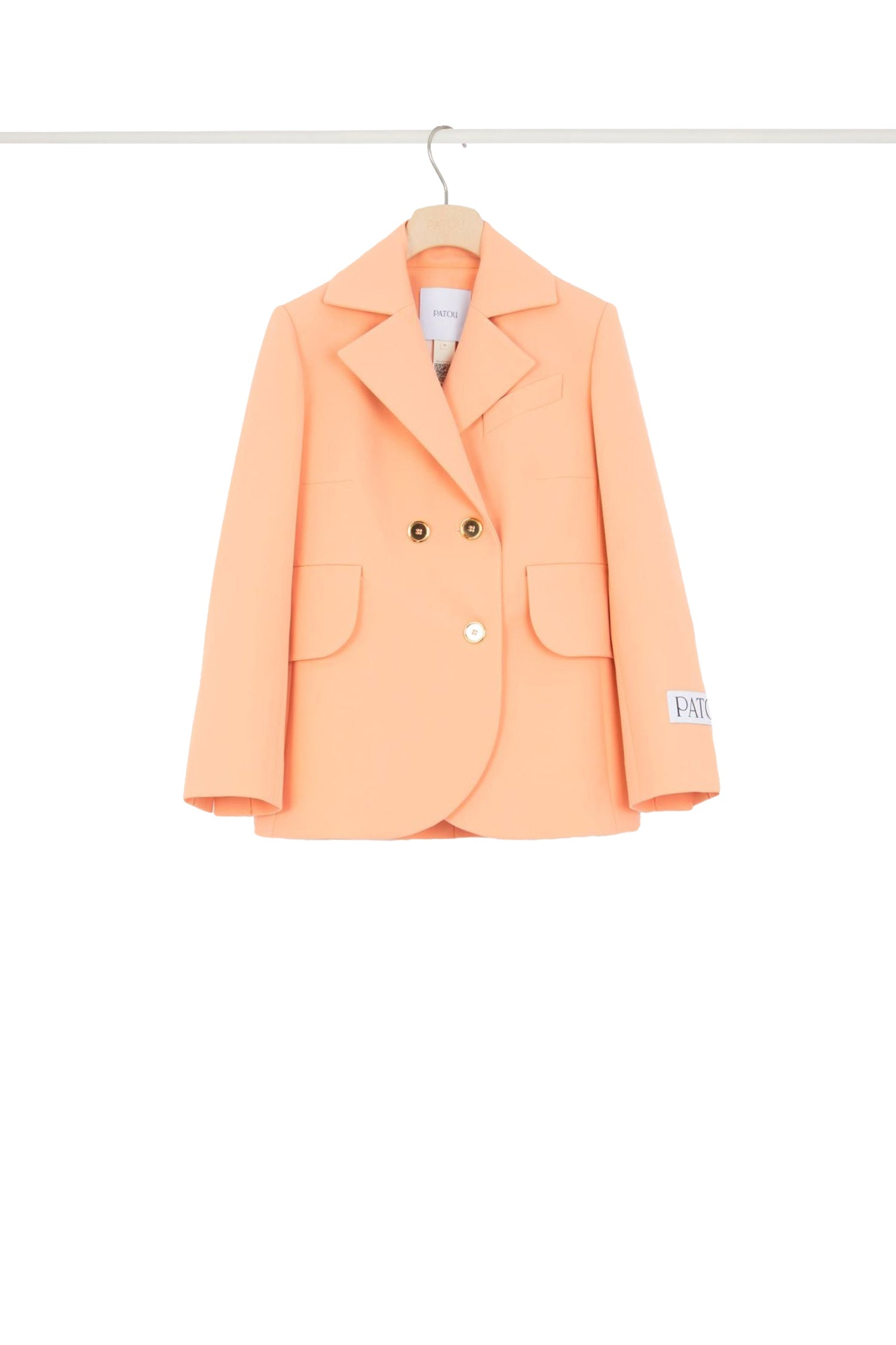 Veste ceinturée en laine technique
