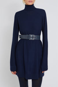 Robe courte Jack en laine - Navy