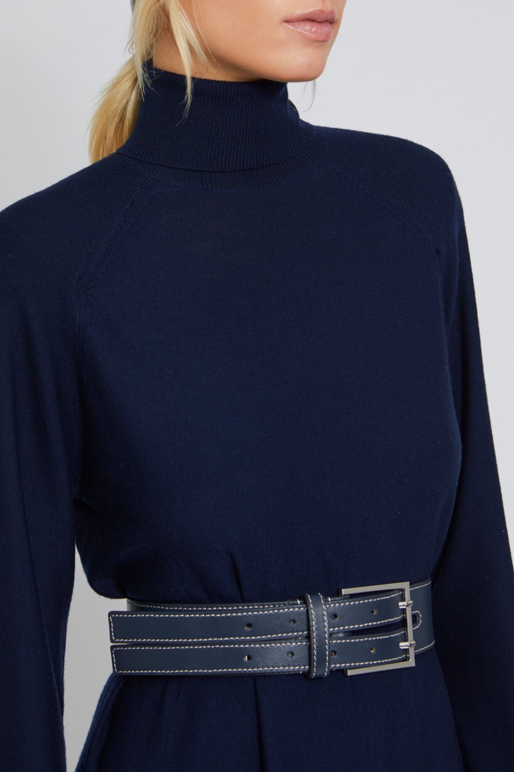 Robe courte Jack en laine - Navy