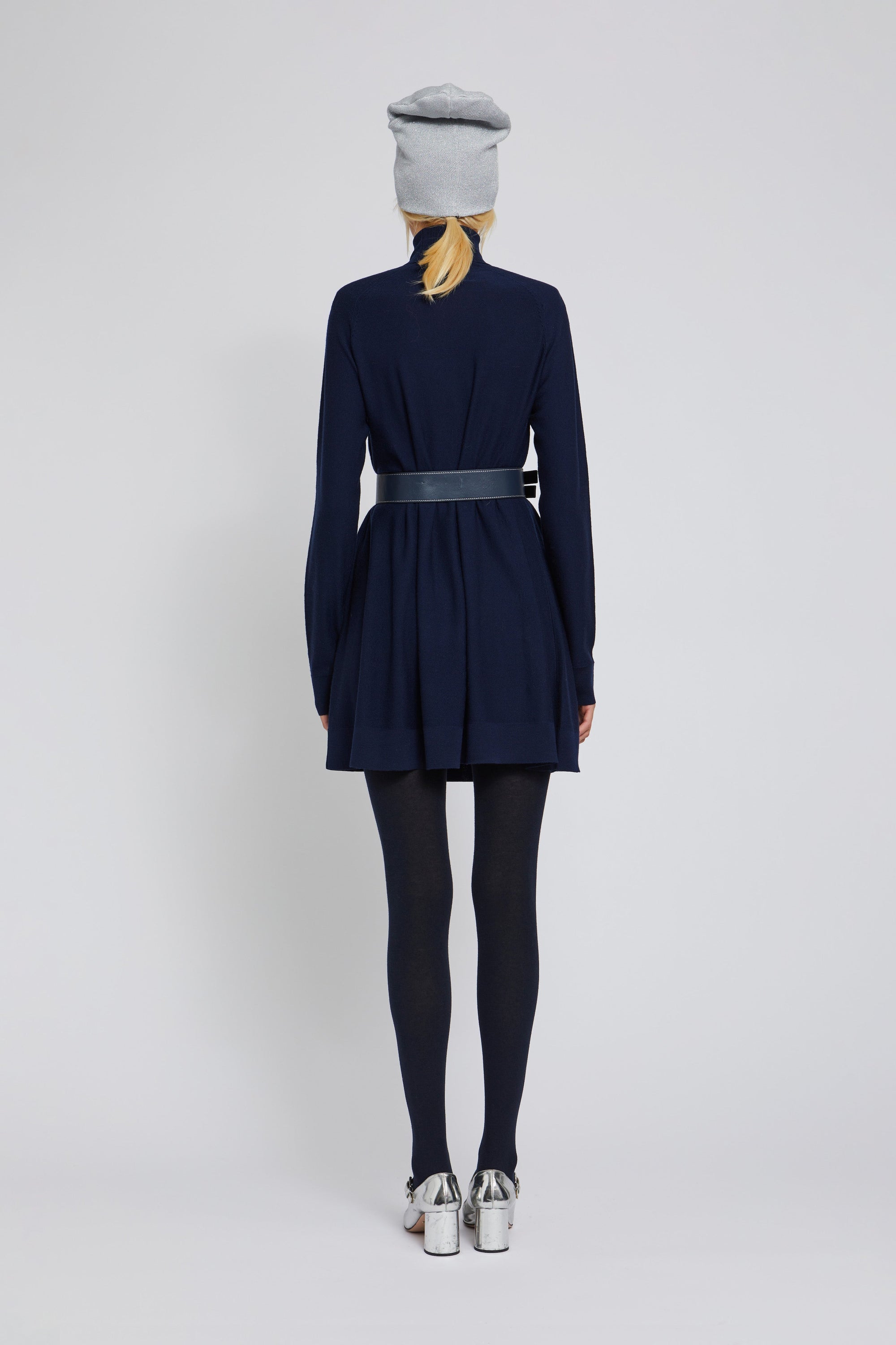 Robe courte Jack en laine - Navy