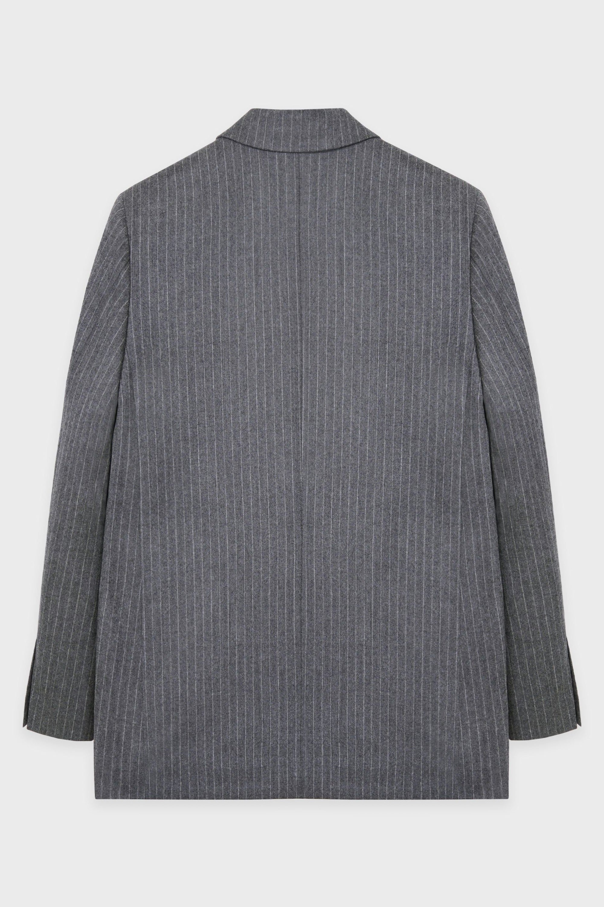 Blazer Friars à rayures en laine - Grey