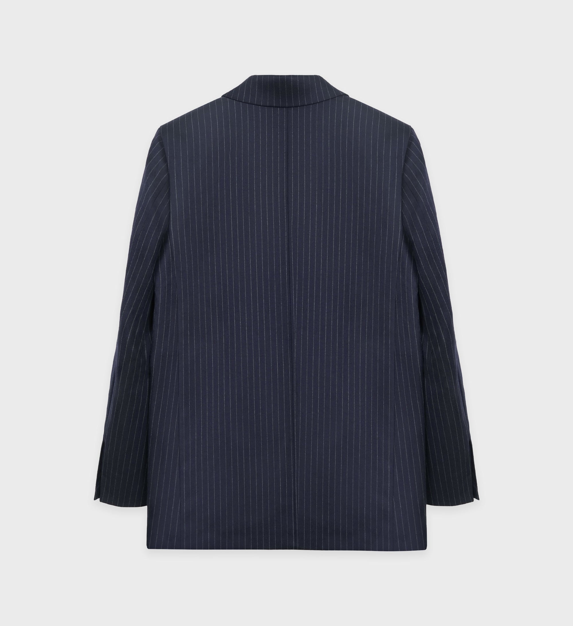 Blazer Friars à rayures en laine - Navy