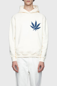 Sweat à capuche unisexe Jackie Cana en coton - Lait & Bleu Pellat