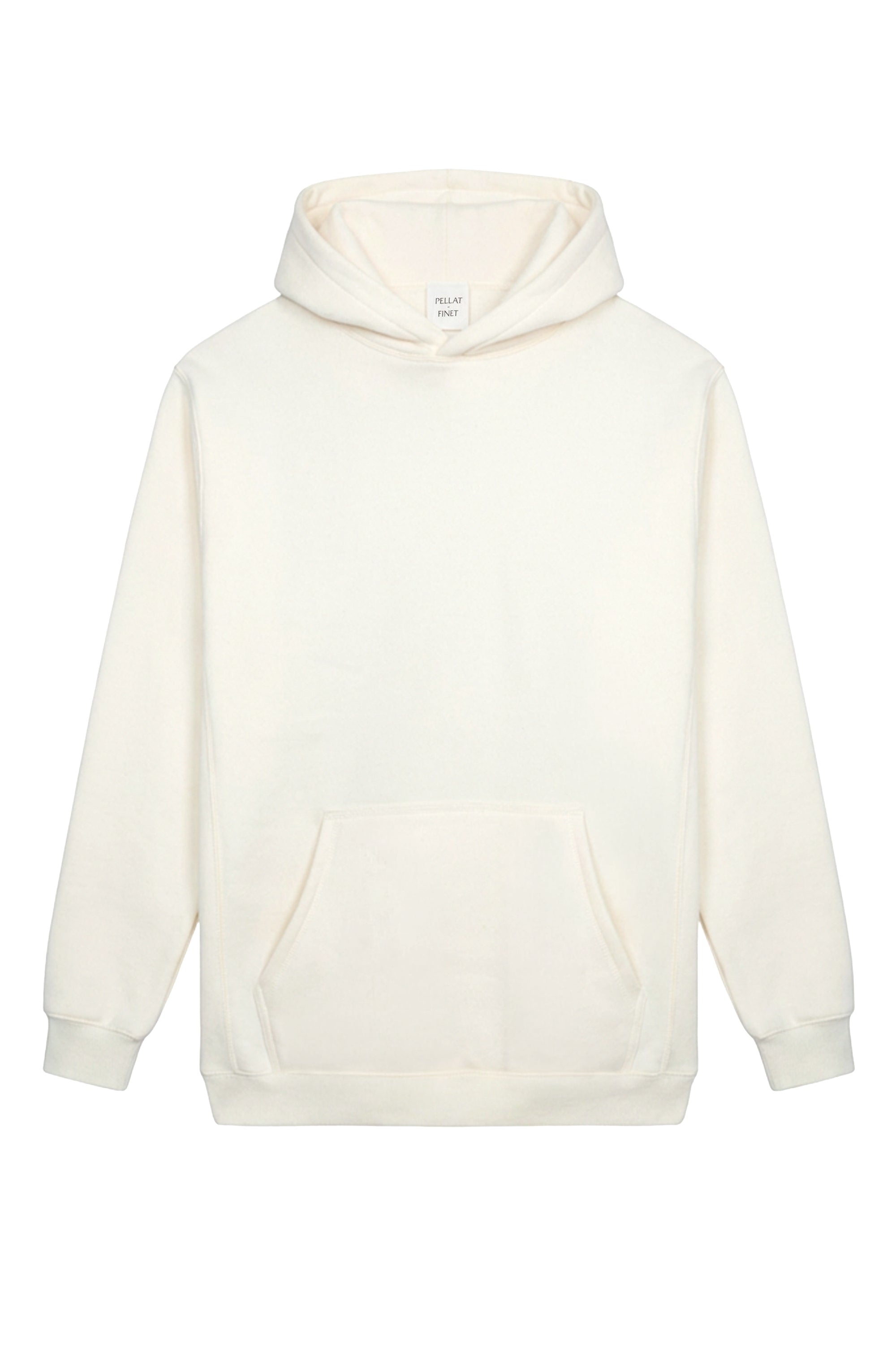 Sweat à capuche unisexe Jackie en coton - Lait