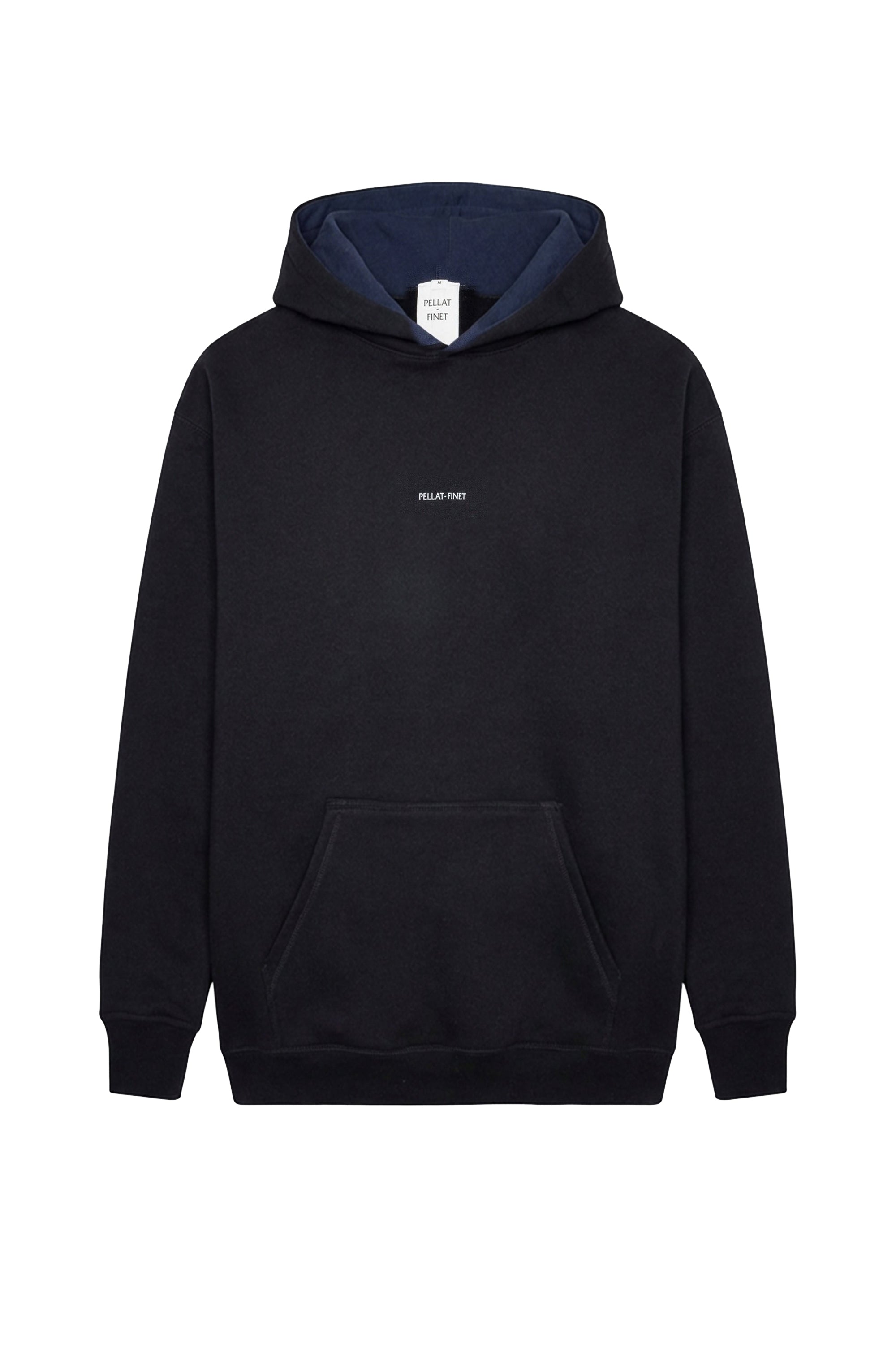 Sweat à capuche unisexe Jackie en coton - Encre & Noir