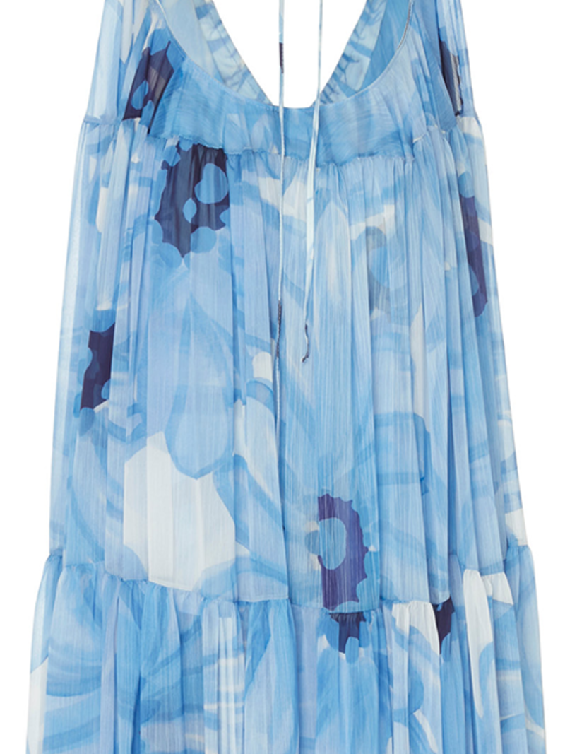 PRINT BLUE FLOWERS LA ROBE MISTRAL