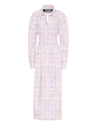120€ / 3 sold //13 QTY / ST23%   Robe chemise Valensole - Print Purple