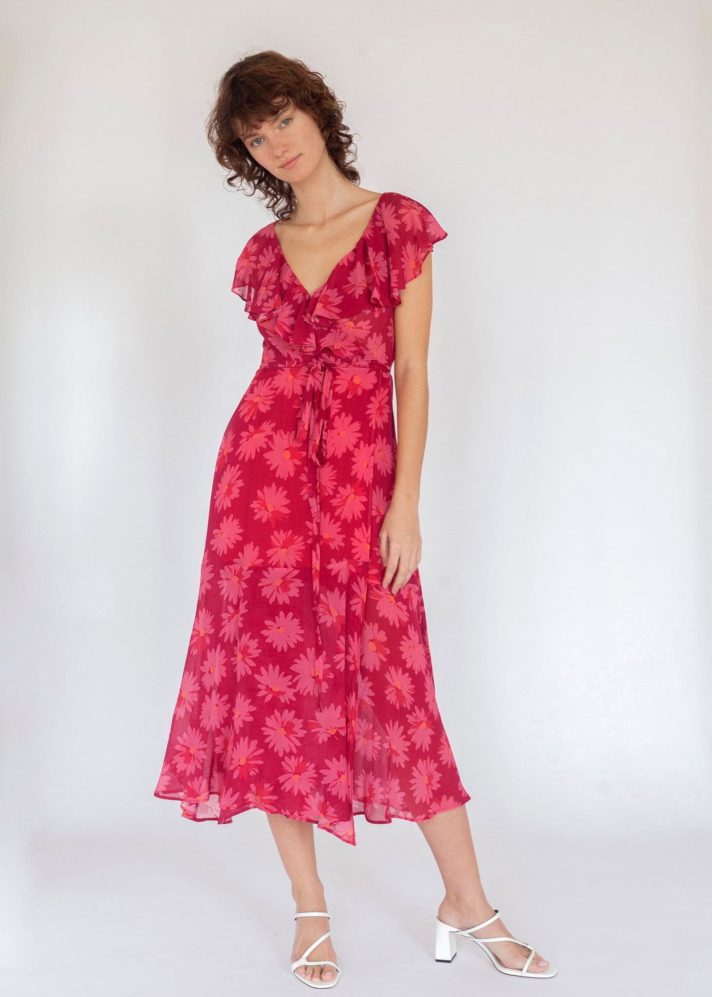 Robe longue Jade - Fuschia