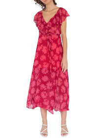 Robe longue Jade - Fuschia