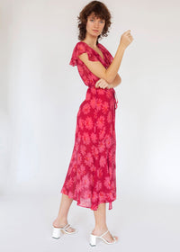 Robe longue Jade - Fuschia