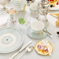 Assiette calotte Jardin de Louise en porcelaine - Or