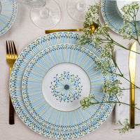Assiette à dîner Jardin de Louise en porcelaine - Or