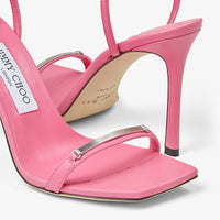 Sandales Jaxon 95 en cuir - Candy Pink