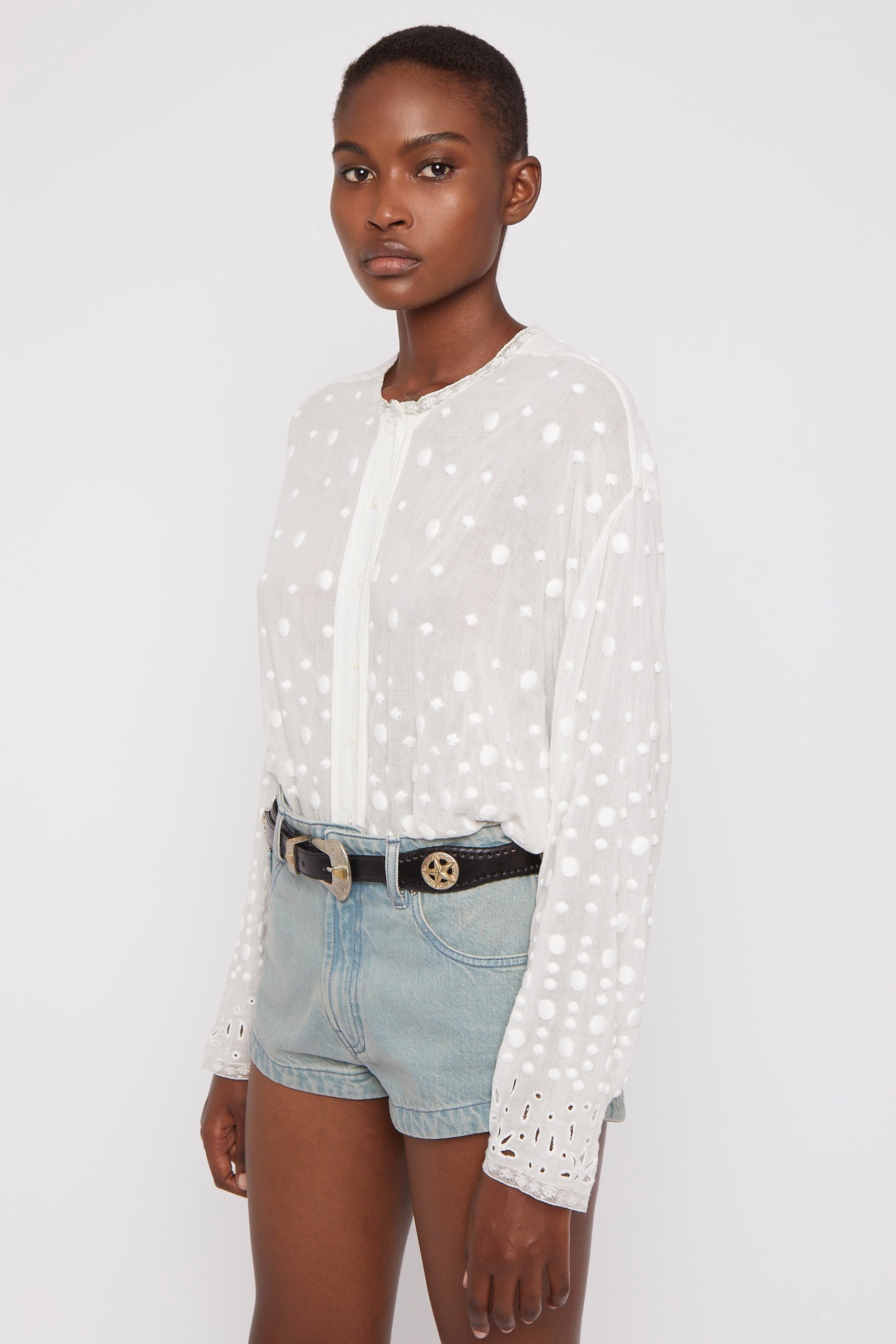 ZNOSTOCK_WHITE SHIRT JAY - White