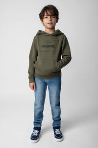 ZHORS LIGNE KAKI SANCHI HOODIE