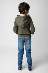 ZHORS LIGNE KAKI SANCHI HOODIE