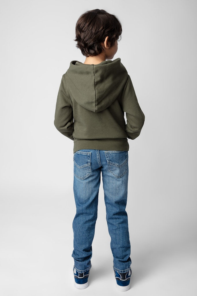 ZHORS LIGNE KAKI SANCHI HOODIE