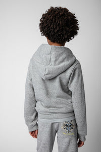 ZHORS LIGNE GRIS ALVIN BOYS SWEATER