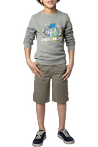 Sweat-shirt Simba - Kaki Clair