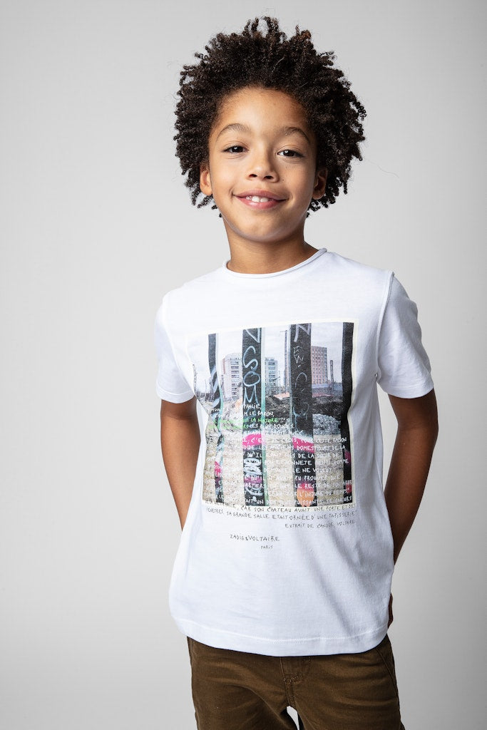 ZHORS LIGNE BLANC KITA BOYS TEE-SHIRT