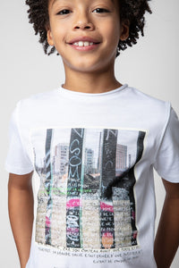 ZHORS LIGNE BLANC KITA BOYS TEE-SHIRT
