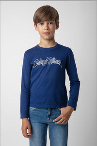 ZHORS LIGNE BLEU KITA CONCERT LONG SLEEVES