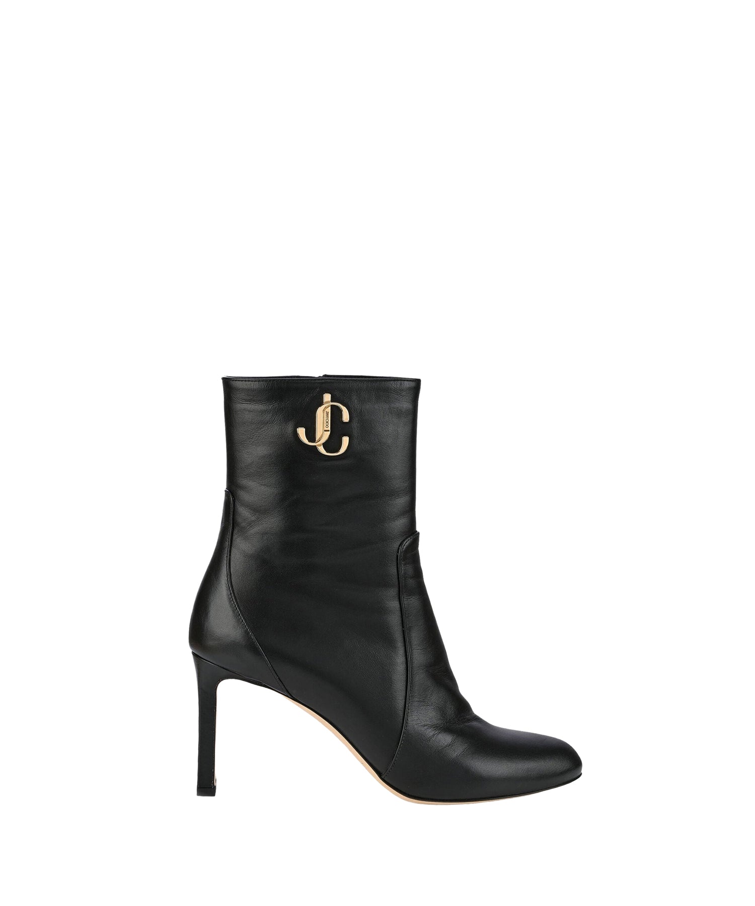 Bottines JC chevilles avec emblème JC 85 en cuir - Black