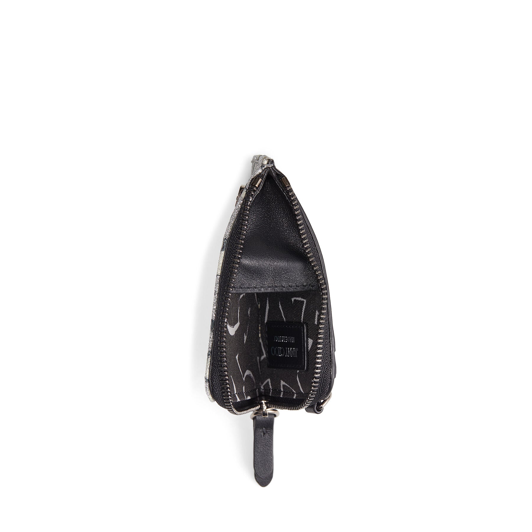 JC leather card case - Silver Mix