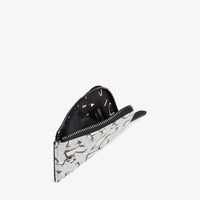 JC leather card case - Silver Mix