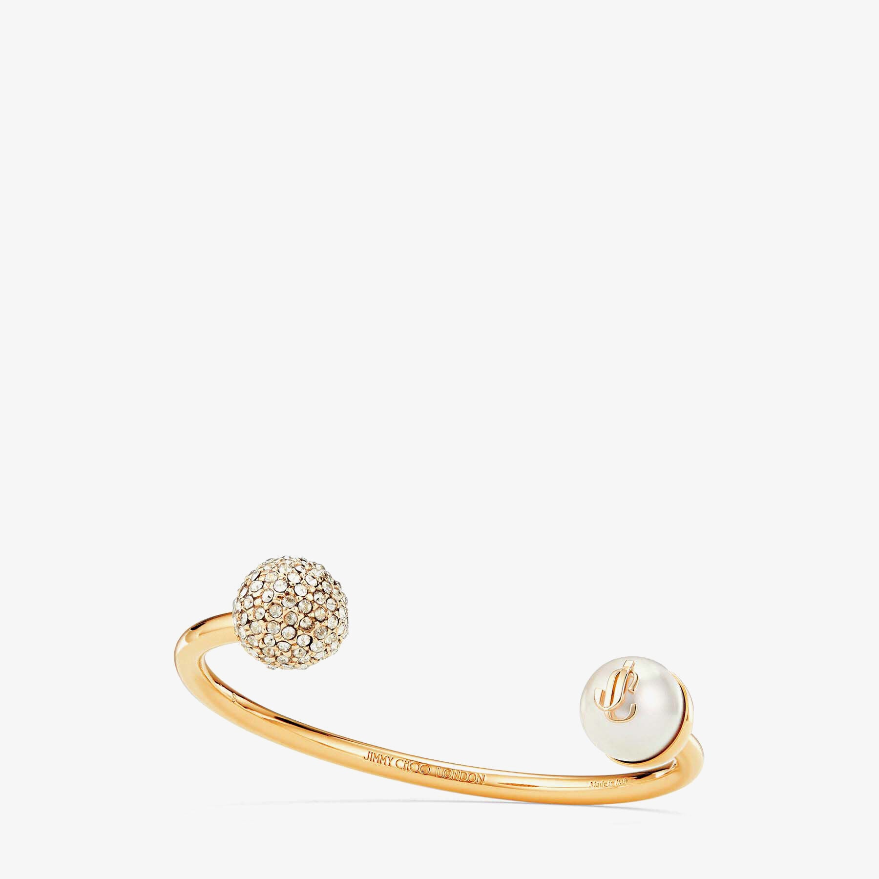 ZNO STOCK 0 / Reco 80 GOLD Bracelet JC CRYSTAL CUFF