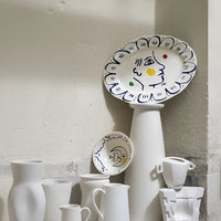 Oval platter n°6 Archipel Sentimental - Multicoloured