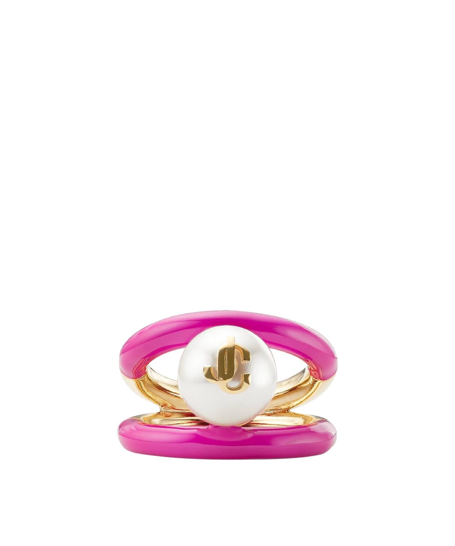 ZNO STOCK 0 DJV 5/4 ST 80% Prix 70 / Reco 60 GOLD/FUCHSIA Rings PEARL RING