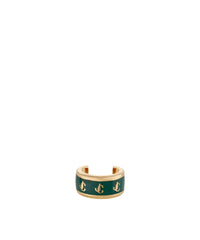 Earcuff en métal et émail - Emerald