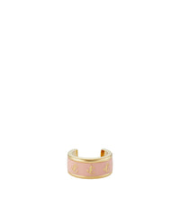 Earcuff en métal et émail - Gold Blossom