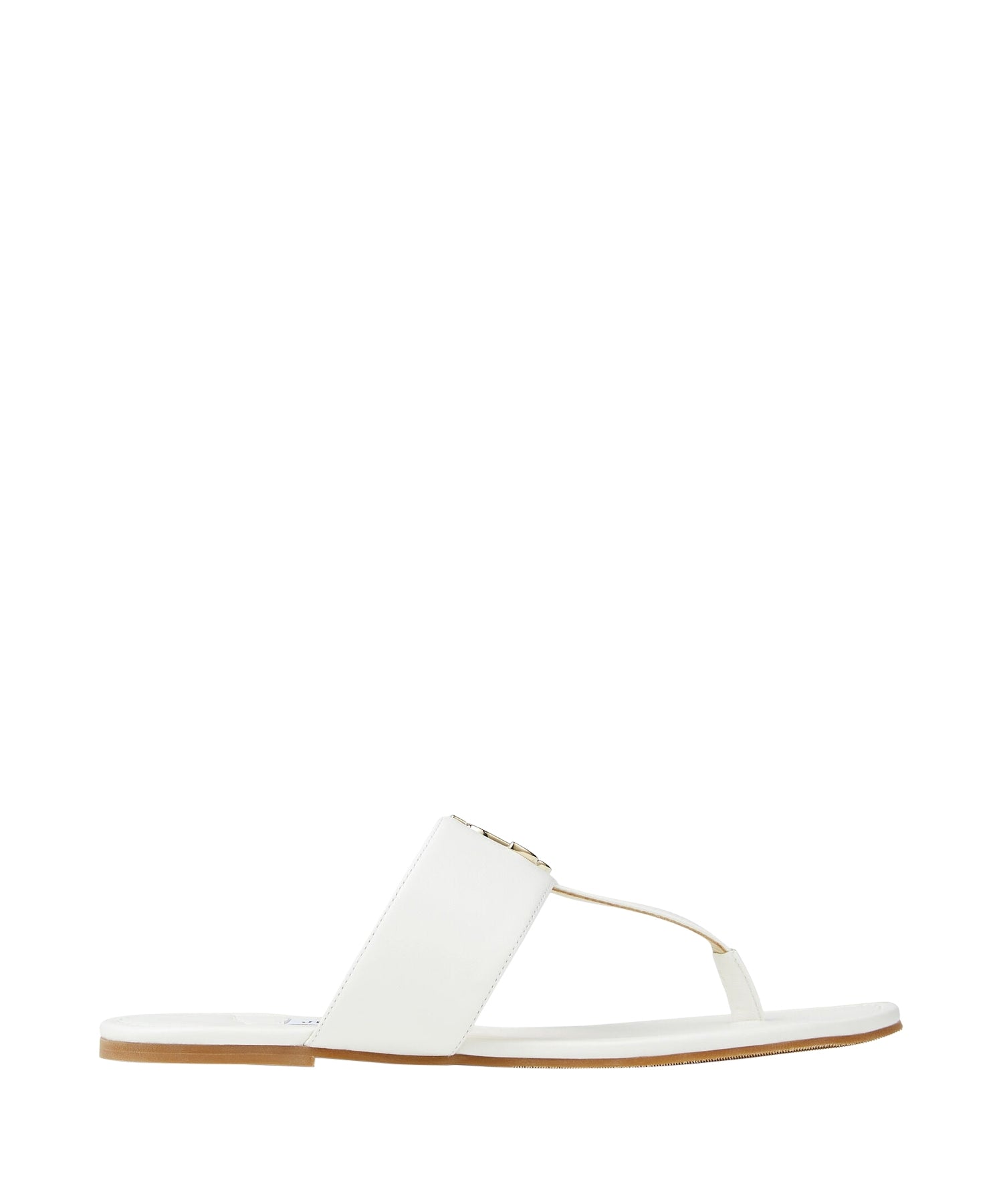 Sandales JC en cuir lisse - Milk