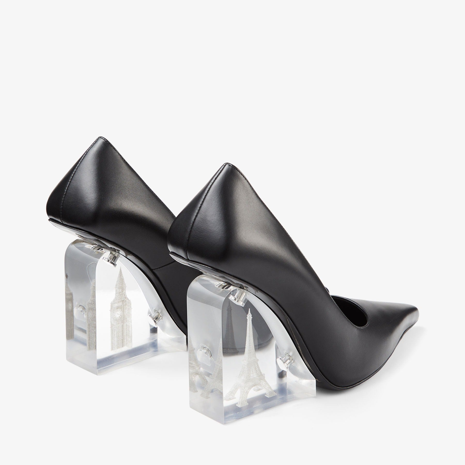 Escarpins JPG x Jimmy Choo 110 en cuir - Black