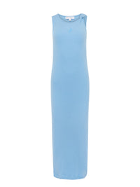 Robe À Bretelles Torsadées Avec Broderie Ancres - Sky Blue